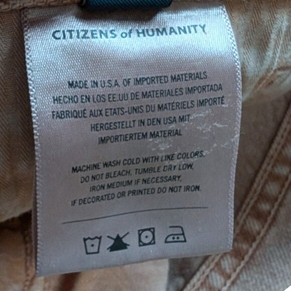 Citizens of Humanity Jolene High Rise Ankle Straight Leg Jean Rosewater Women 32 - Picture 11 of 12